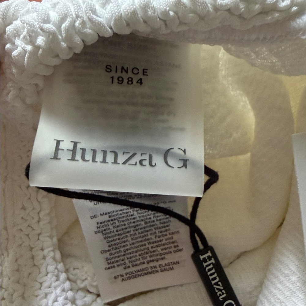 Hunza G White One-Piece Swimsuit - Picture 9 of 14